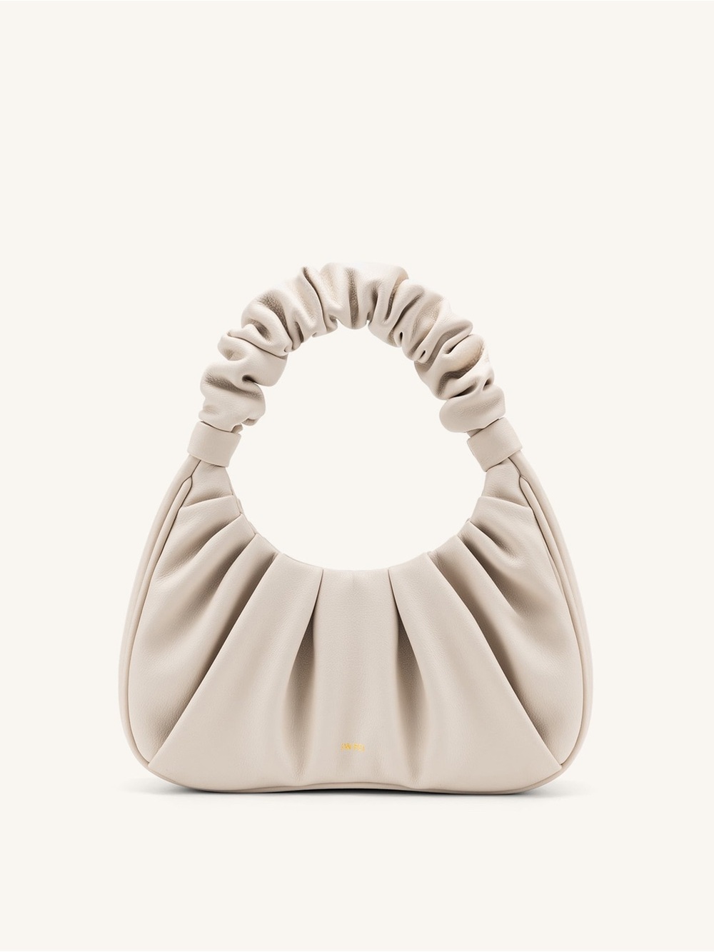 NWT JW PEI Gabbi Ruched Hobo Handbag - Ivory Shoulder Bag